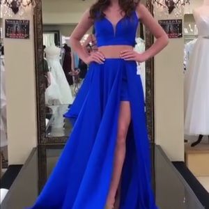 Two Piece Prom Dress